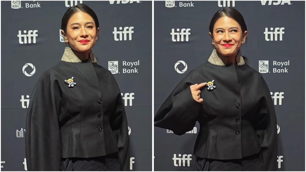 Viral Dian Sastrowardoyo Pakai Bros Bajak Laut di Toronto International Film Festival 2025