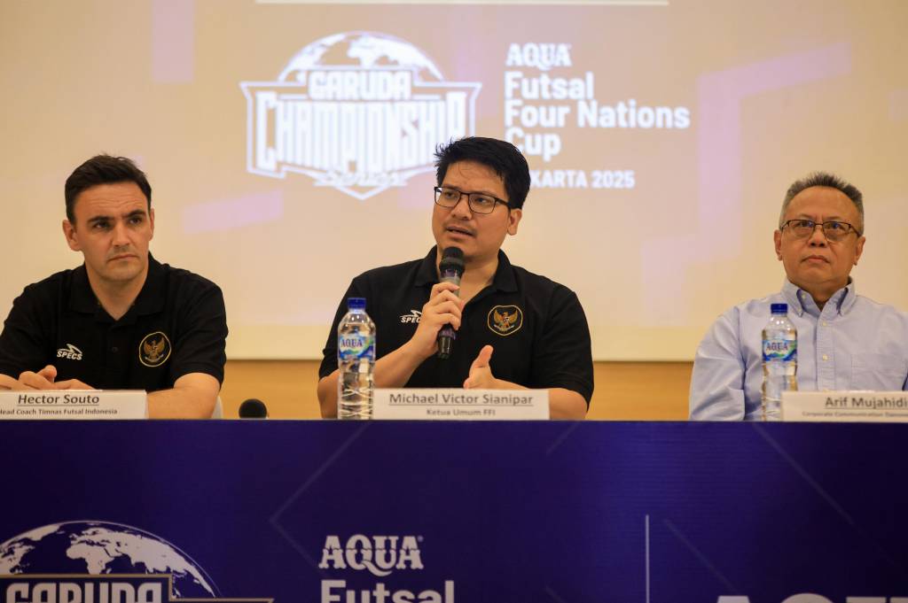 Timnas Futsal Indonesia Tantang Belanda, Tanzania, dan Latvia di AQUA Four Nations Cup 2025