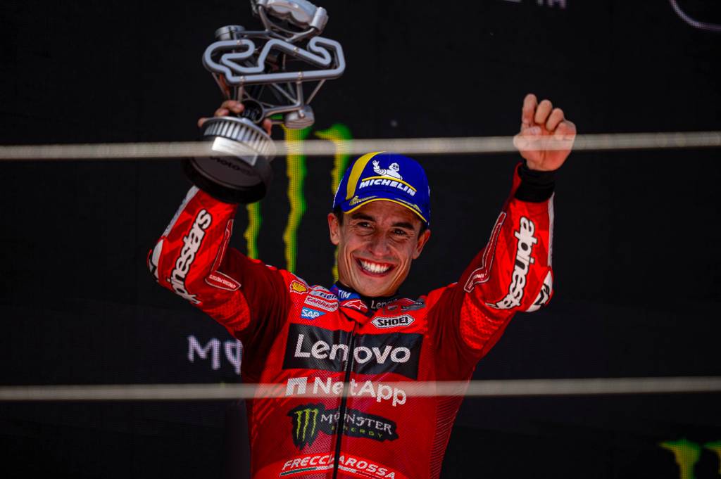 Gagal Menang di Catalunya, Marc Marquez Tetap Dapat Pembelaan Ducati Lenovo
