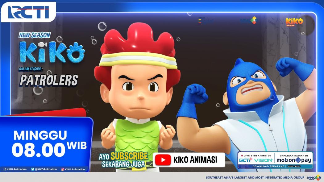 KIKO Animasi Episode Patrolers, Minggu 14 September 2025 Pukul 08.00 Pagi di RCTI