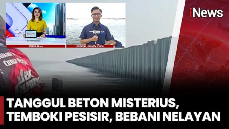 Heboh Tanggul Beton di Laut Cilincing, Pemprov DKI: Bukan Proyek Nasional