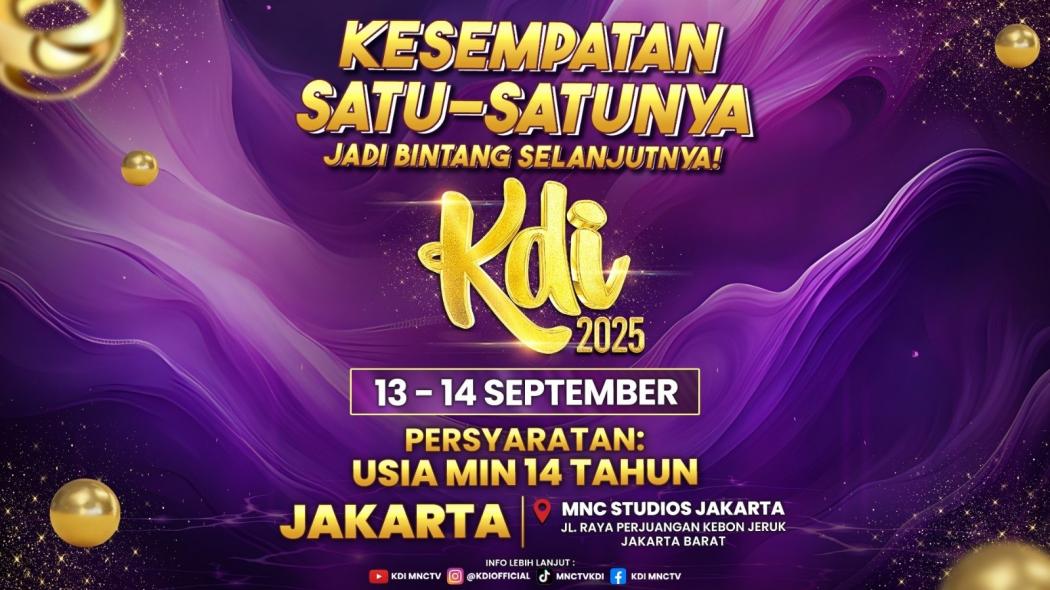 Audisi KDI 2025 Jakarta, Kesempatan Jadi Bintang Dangdut Selanjutnya