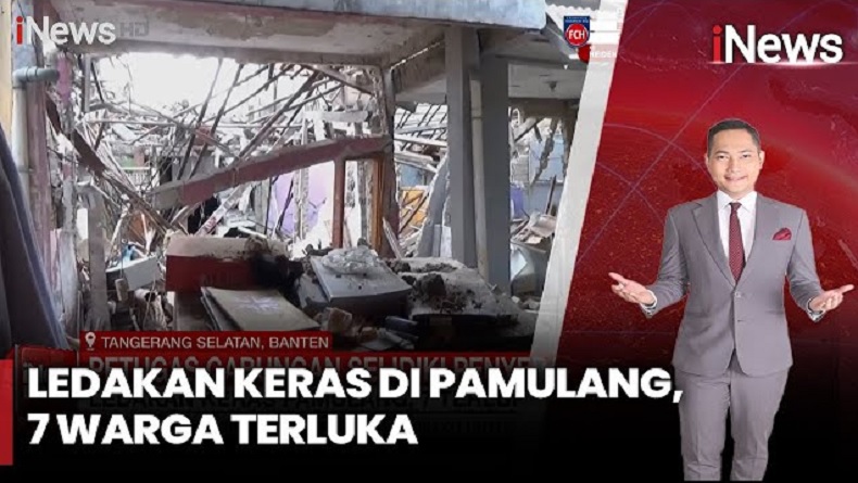 Ledakan Hebat Guncang Pamulang, 8 Rumah Rusak Parah dan Warga Luka-Luka