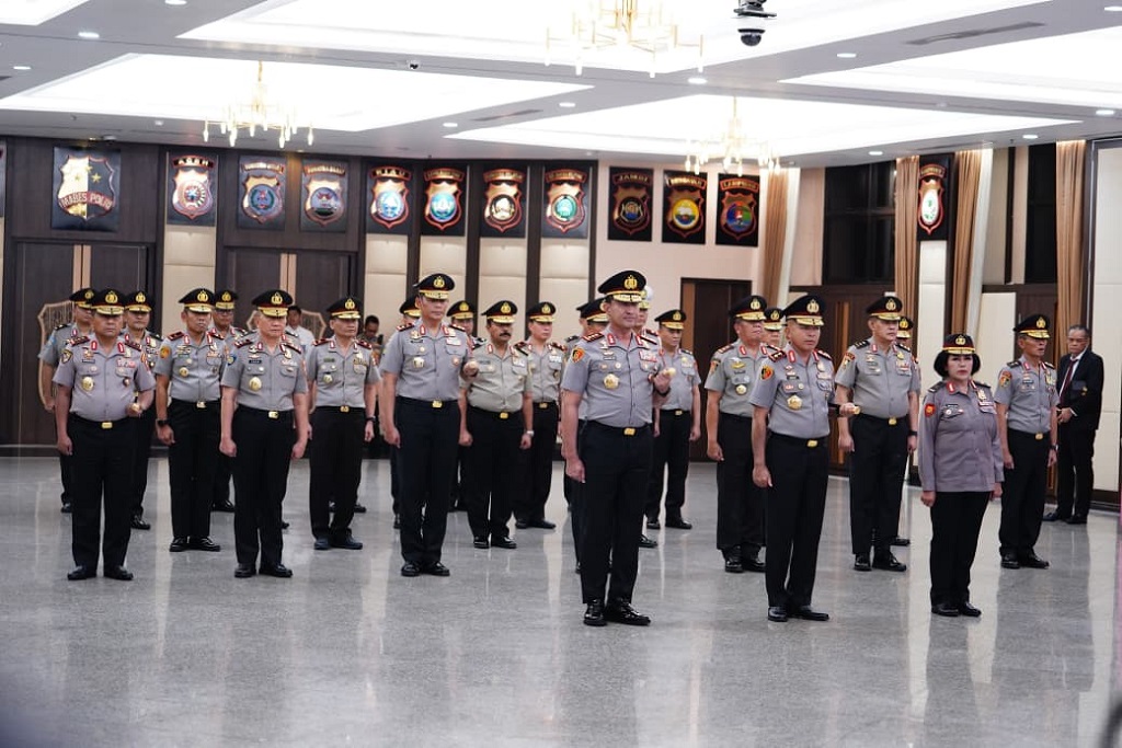 27 Pati Polri Naik Pangkat, Karyoto dan Suyudi Ario Resmi Komjen