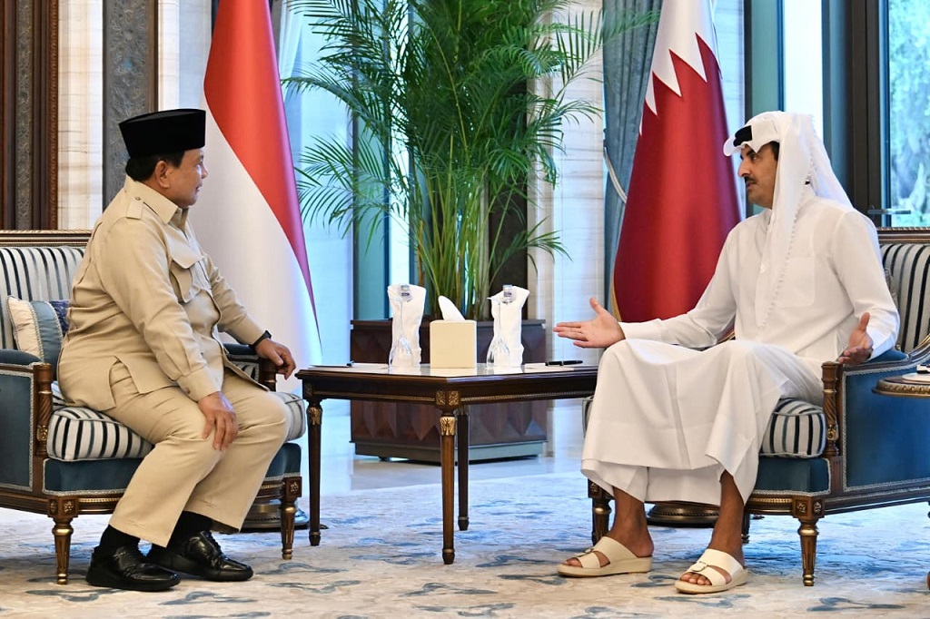 Prabowo Bertemu Emir Qatar, Serukan Dukungan ke Doha usai Diserang Israel