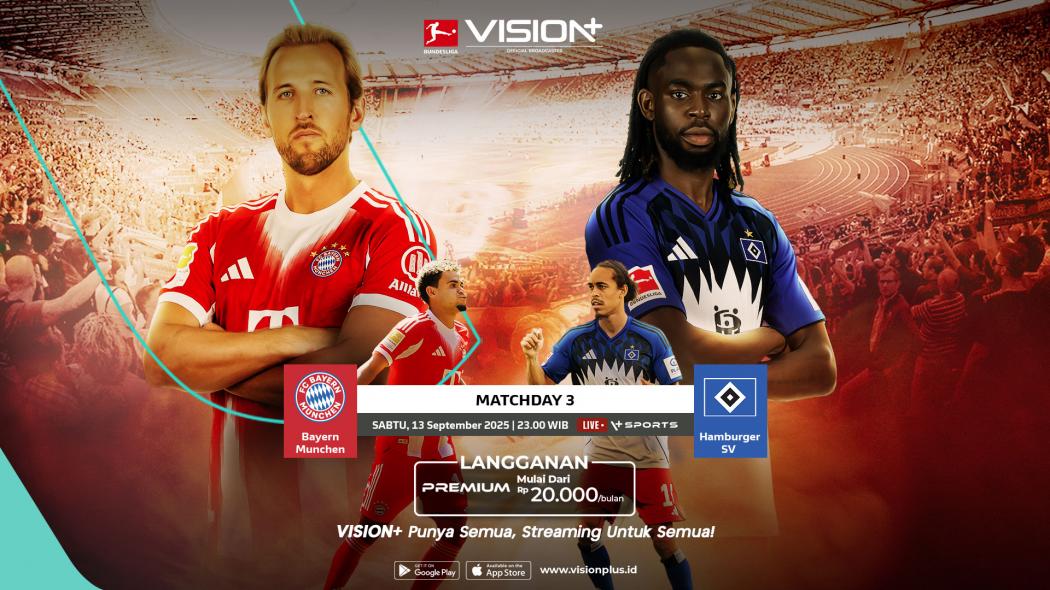 Jadwal dan Link Live Streaming Bayern Munchen vs Hamburger SV, Simak Caranya di Sini!