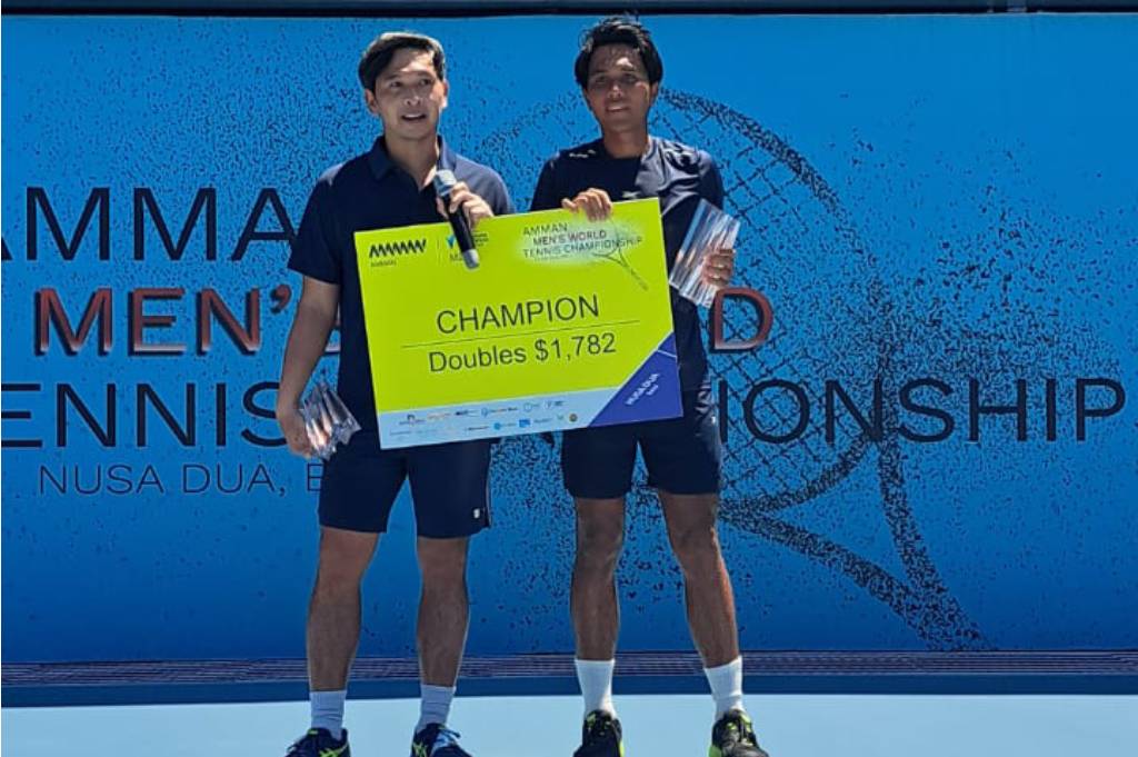Christhoper Rungkat/Rifqi Fitriadi Juara Ganda Putra Men’s World Tennis Championship Seri 7