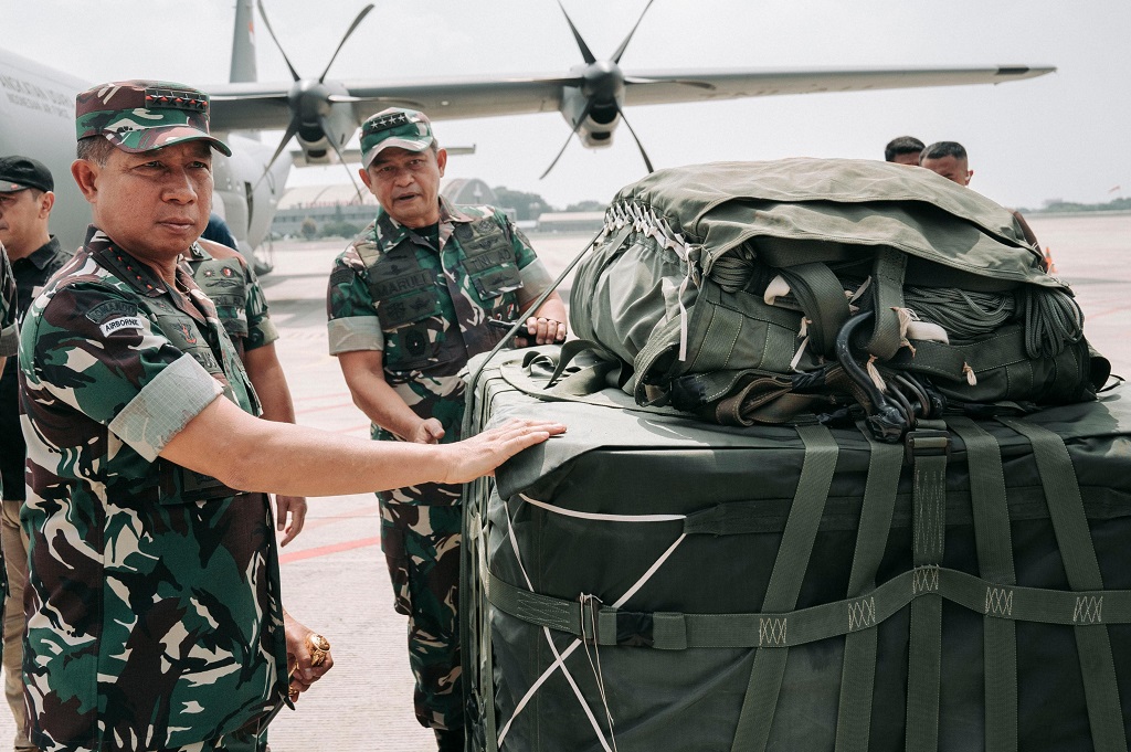 Misi Kemanusiaan ke Gaza, Prajurit TNI Salurkan 91,4 Ton Bantuan