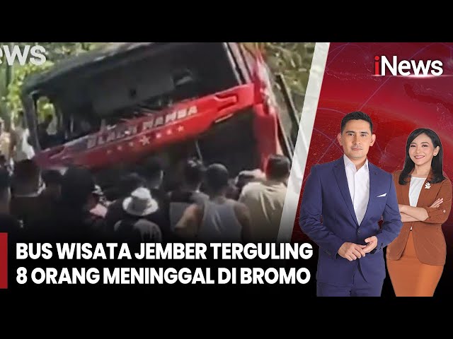 Tragedi di Lereng Bromo! Bus Wisata Rombongan RSBS Jember Alami Rem Blong Tewaskan 8 Orang
