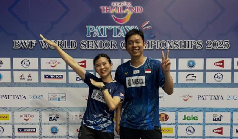 Mantap! Hendra Setiawan/Debby Susanto Juara BWF World Senior Championships 2025