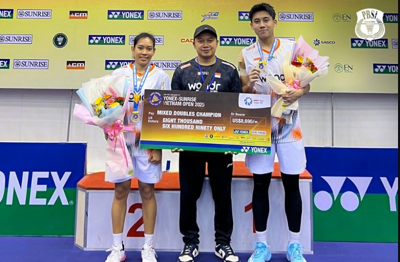 Marwan/Aisyah Hancurkan Duo China dan Rebut Gelar Juara Vietnam Open 2025