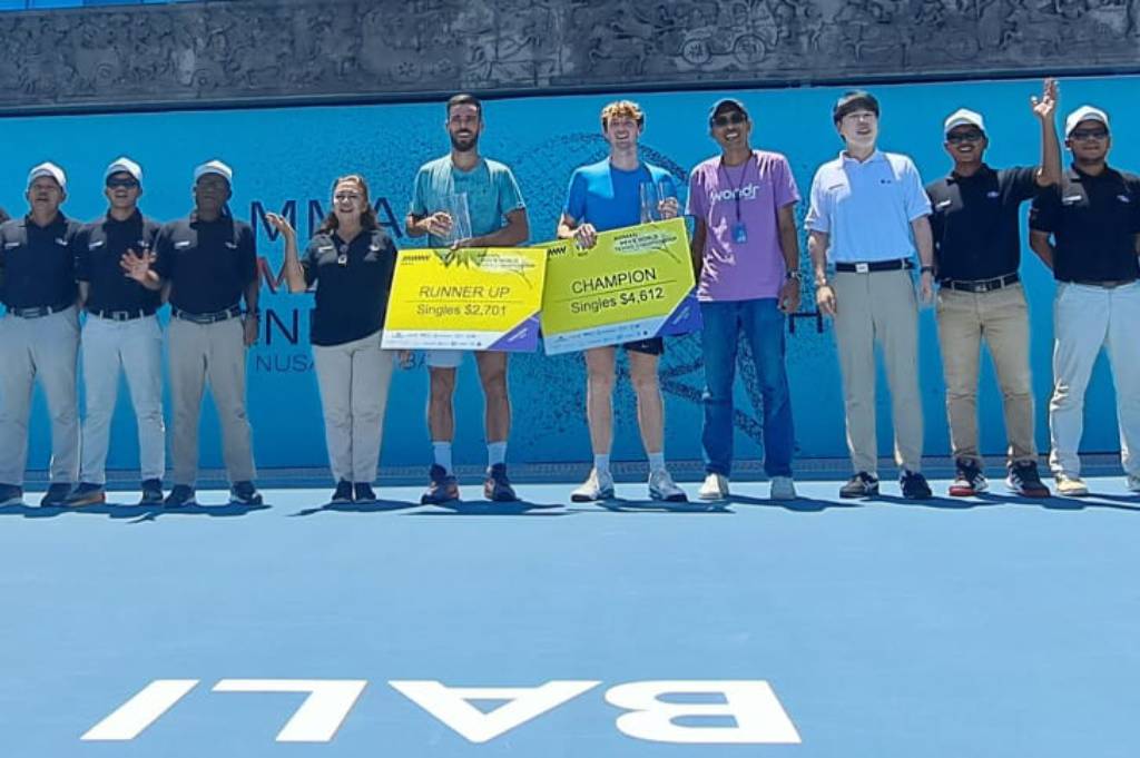 Tak Terbendung, Max Basing Kembali Angkat Trofi di Men's World Tennis Championship 2025 Seri VII di Bali