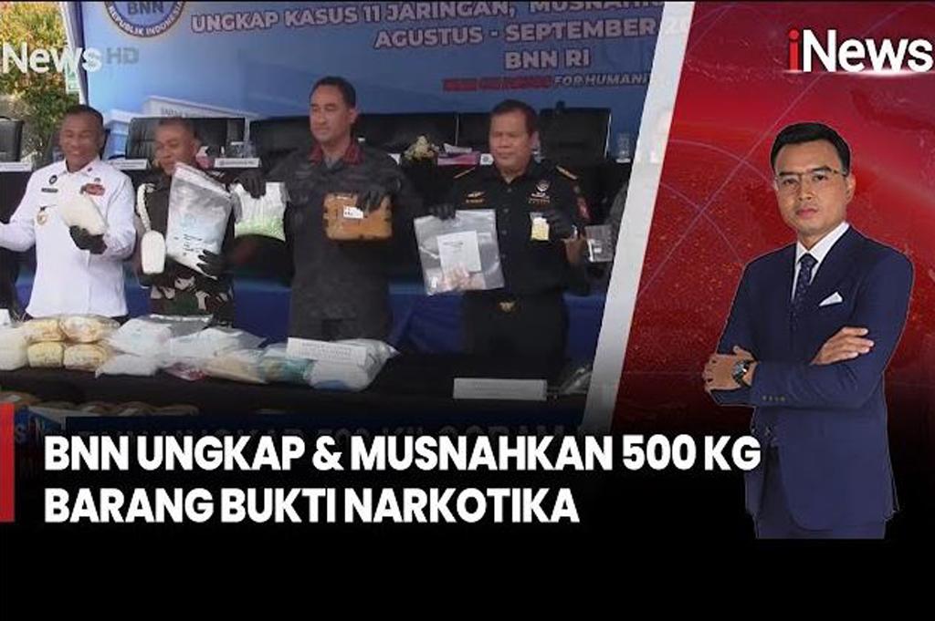 BNN Bongkar 11 Jaringan Narkoba di Indonesia, 53 Tersangka Ditangkap