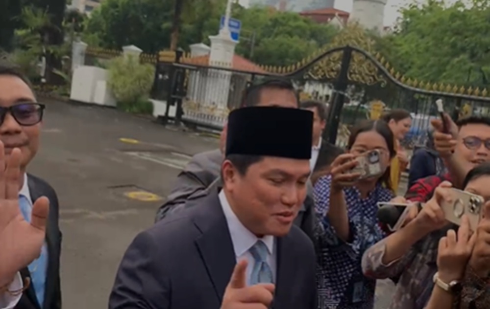 Erick Thohir Tiba di Istana, Siap Jadi Menpora?