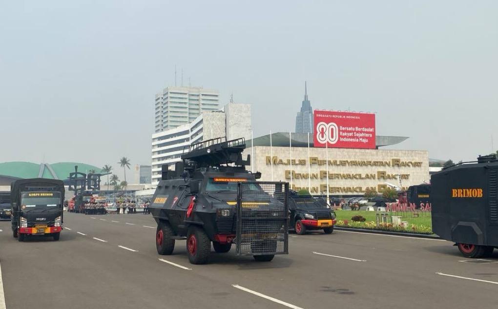 Pengamanan Kompleks DPR Diperketat jelang Demo Ojol Hari Ini, Barracuda Disiagakan 