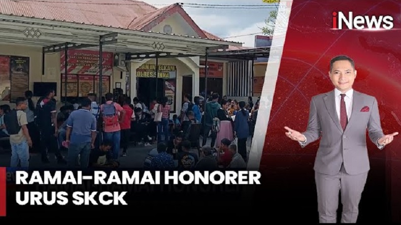 Ribuan Tenaga Honorer Antre SKCK di Sikka dan Pangkal Pinang untuk Pemberkasan PPPK