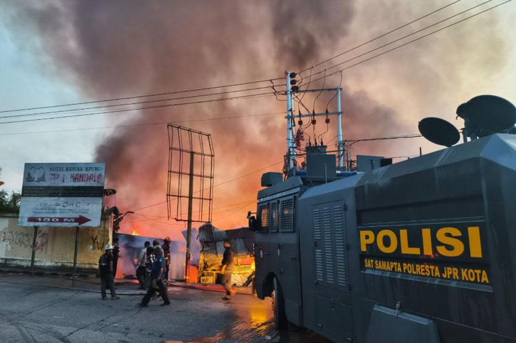 Kebakaran di Jayapura, 26 Rumah Ludes Dilalap Api dengan Kerugian Capai Rp4 Miliar