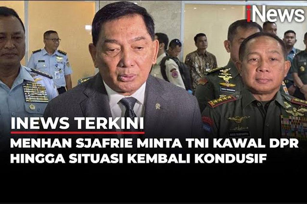 Menhan Sjafrie Ajukan Anggaran Rp187,1 Triliun untuk TNI hingga Minta Jaga DPR