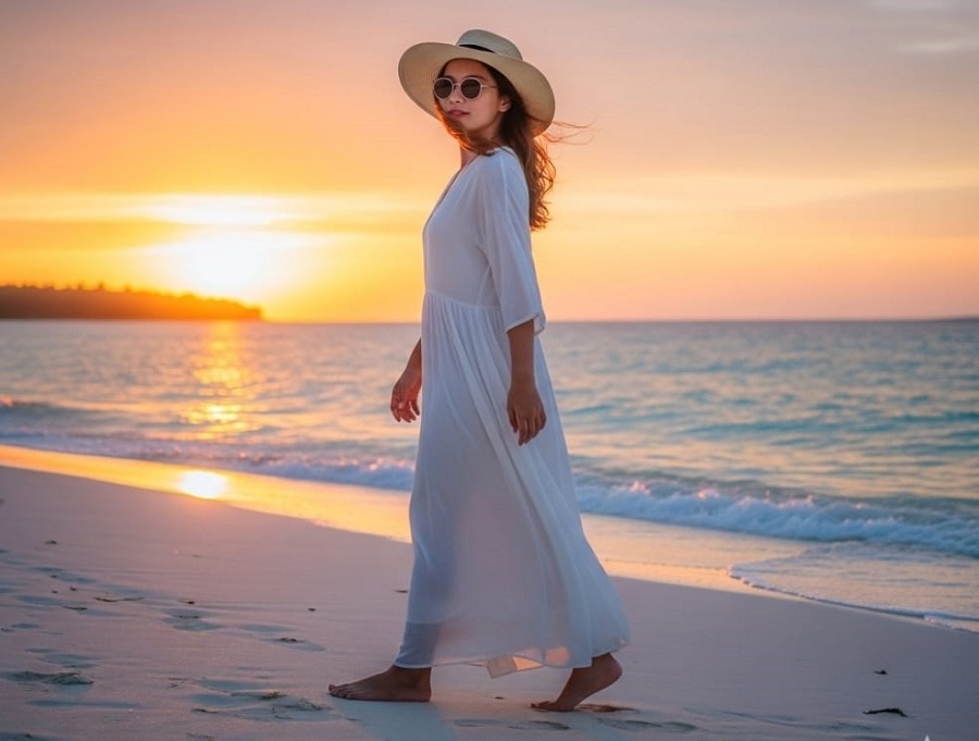 Prompt Gemini AI Foto di Pantai, Simpel dan Hasilnya Realistis 