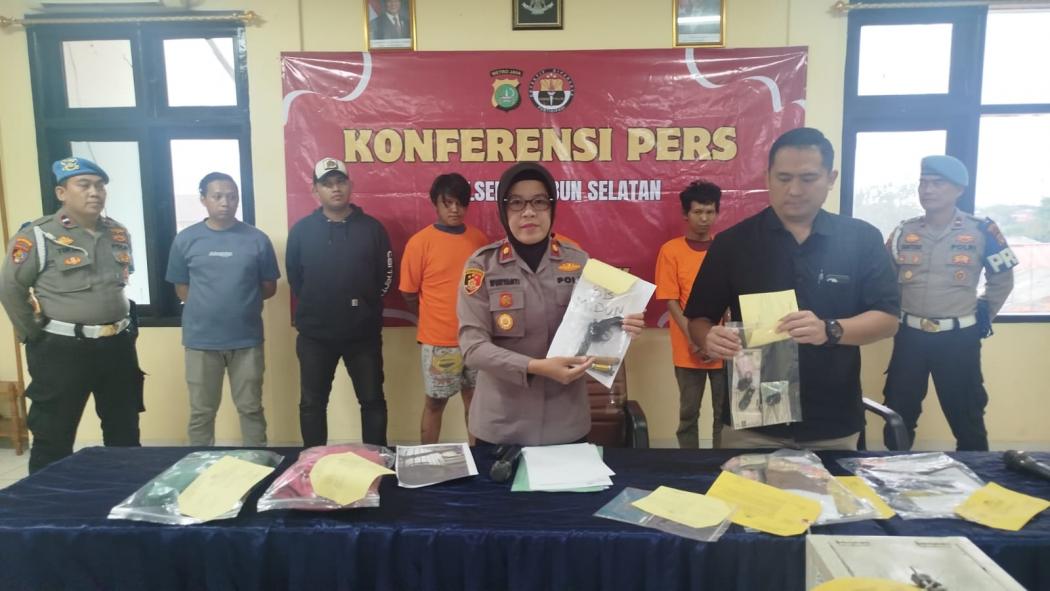 Polsek Tambun Selatan Amankan Dua Pelaku Curanmor Berkedok Pengamen