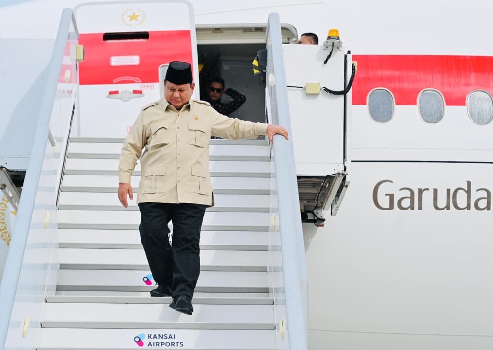 Tiba di Jepang, Prabowo akan Kunjungi Paviliun Indonesia di Expo Osaka 2025