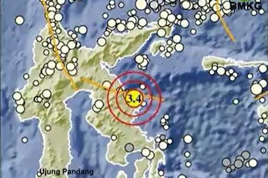 Gempa Terkini Magnitudo 3,4 Guncang Morowali Sulteng