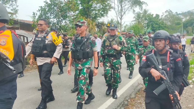 Pangdam Cenderawasih dan Kapolda Papua Kunjungi Yalimo, Cek Kondisi Terkini Usai Kerusuhan