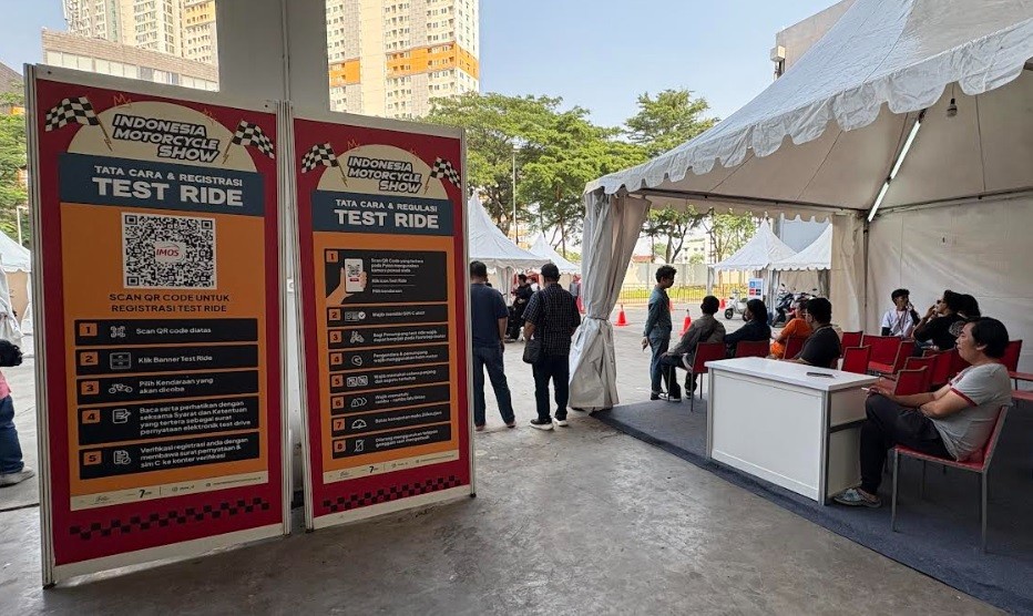 Cara Test Drive Motor Baru di IMOS 2025, Ini Syaratnya