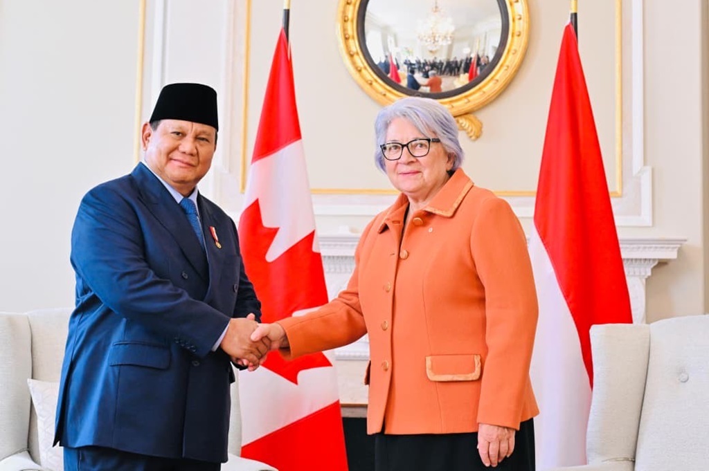 Prabowo Bertemu Gubernur Jenderal Mary Simon, Bahas Penguatan Kerja Sama RI-Kanada