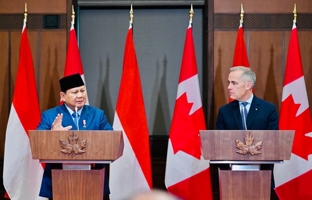 Momen Presiden Prabowo Hadiri Jamuan Makan Malam PM Kanada di National Gallery