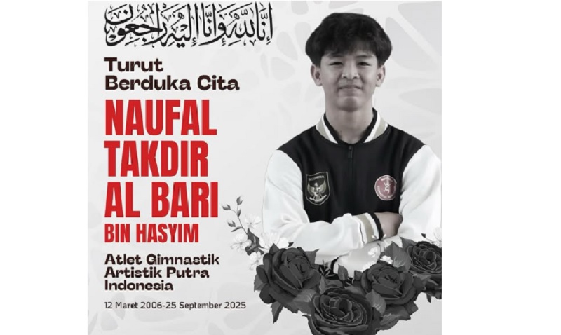 Gimnastik Indonesia Berduka! Atlet Muda Naufal Takdir Al Bari Meninggal di Rusia