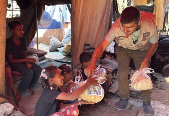 INH Salurkan Bantuan Kemanusiaan untuk Pengungsi di Gaza Utara