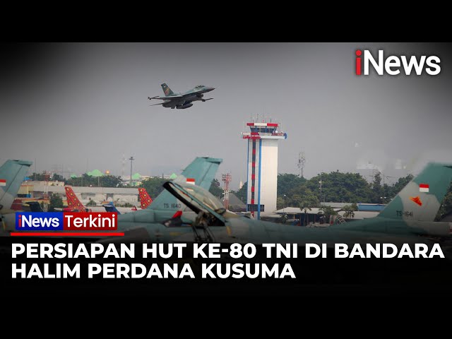 Puluhan Jet Tempur Penuhi Halim Perdanakusuma, Siap Unjuk Gigi di Demo Udara HUT ke-80 TNI
