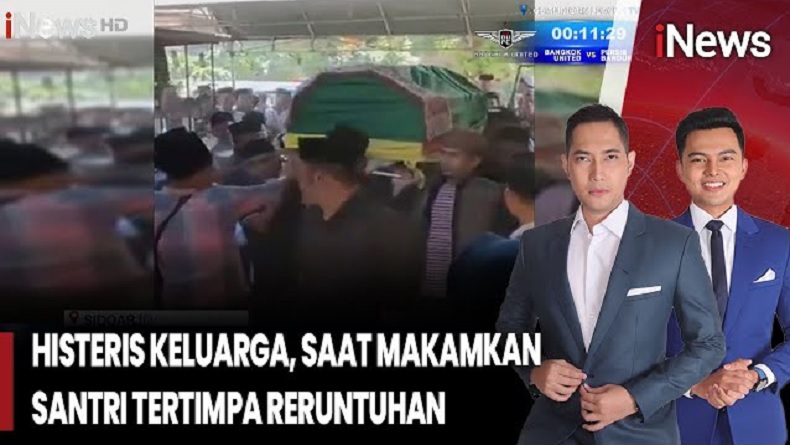 Tangis Keluarga dan Tetangga Iringi Pemakaman Santri Korban Ambruknya Ponpes Al Khoziny