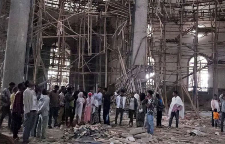 Gereja Ambruk di Ethiopia, 36 Orang Tewas Ratusan Luka