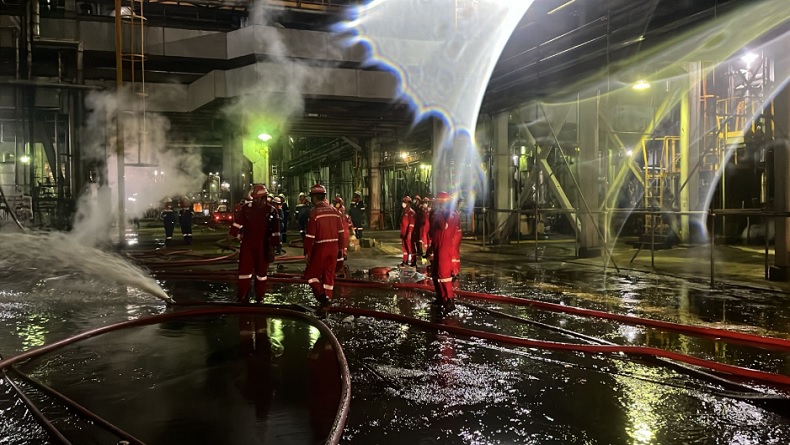 Kondisi Terkini Kebakaran Hebat Kilang Pertamina Dumai