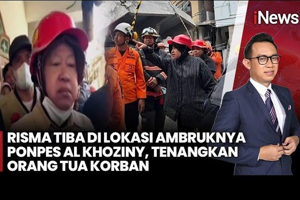 Viral Risma Tenangkan Orang Tua Santri Ponpes Al Khoziny, Kurang Puas dengan Proses Evakuasi