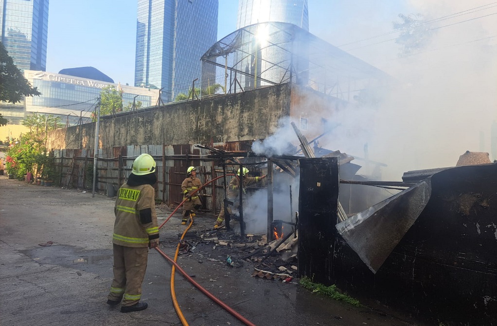 Kebakaran Rumah Kontrakan di Setiabudi, Diduga Akibat Kebocoran Tabung Gas