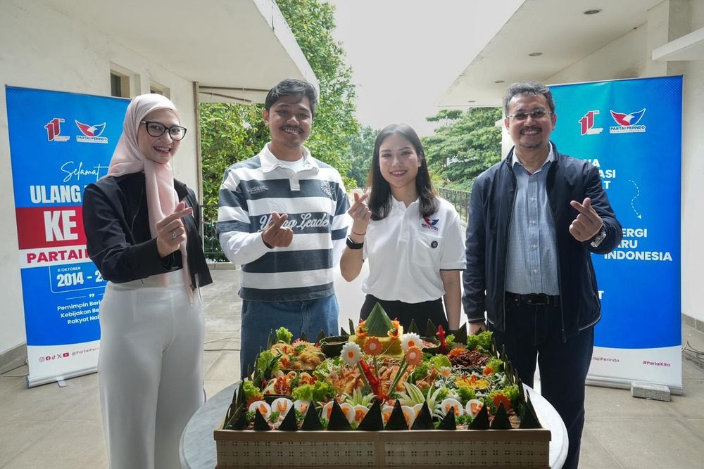 HUT ke-11 Partai Perindo Dirayakan Sederhana di Kantor DPP, Angela Tanoesoedibjo Ungkap Alasannya