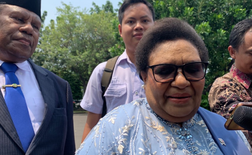 Ribka Haluk Tiba di Istana, bakal Dilantik Jadi Ketua Komite Eksekutif Percepatan Pembangunan Papua