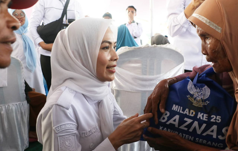 Milad ke-25 Baznas, Bupati Serang Dorong ASN Salurkan ZIS melalui Baznas