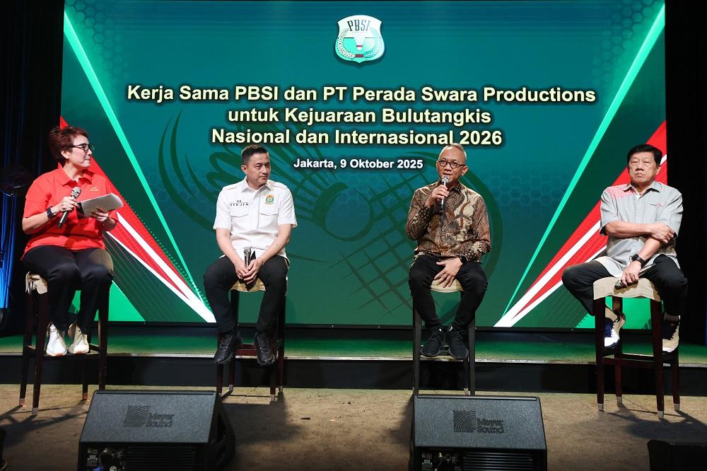 PBSI Gaet PT Perada Swara! Gelar Turnamen Bulutangkis Bertaraf Dunia Sepanjang 2026