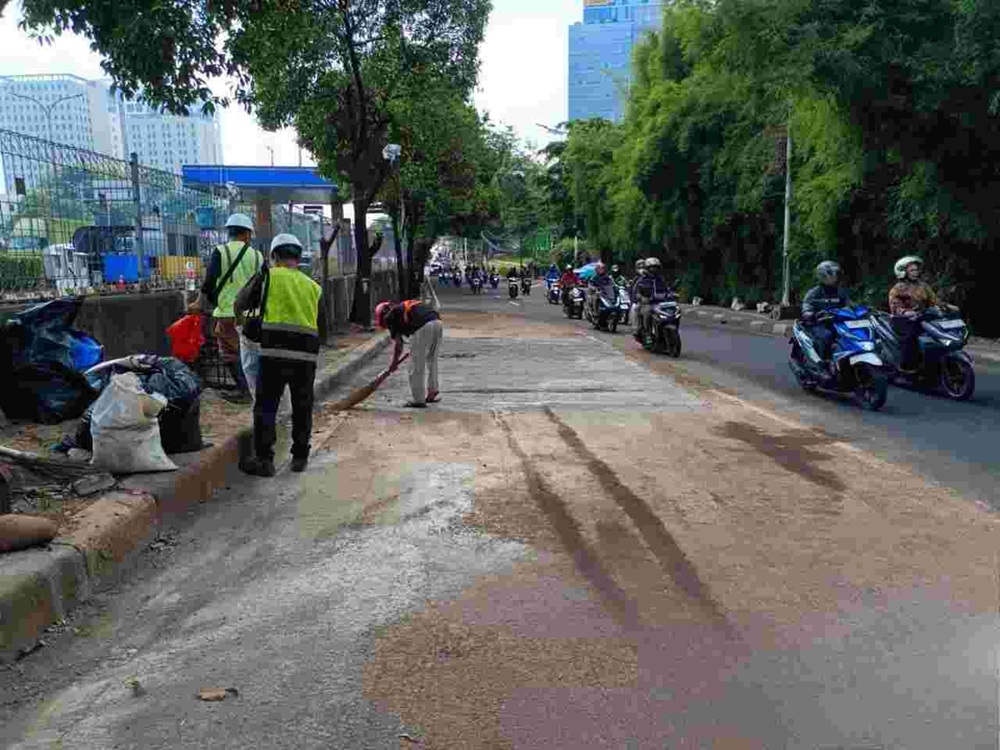 Proyek Pipa di TB Simatupang Dekat CIBIS Park Rampung, Kemacetan Lalin Arah Fatmawati Mulai Terurai 