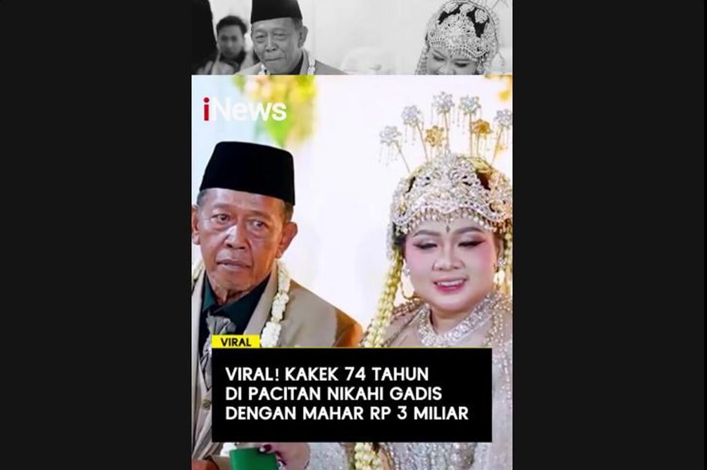 Viral! Kakek 74 Tahun di Pacitan Beri Mahar Cek Rp3 Miliar Ternyata Palsu, Kabur Bawa Motor Mertua