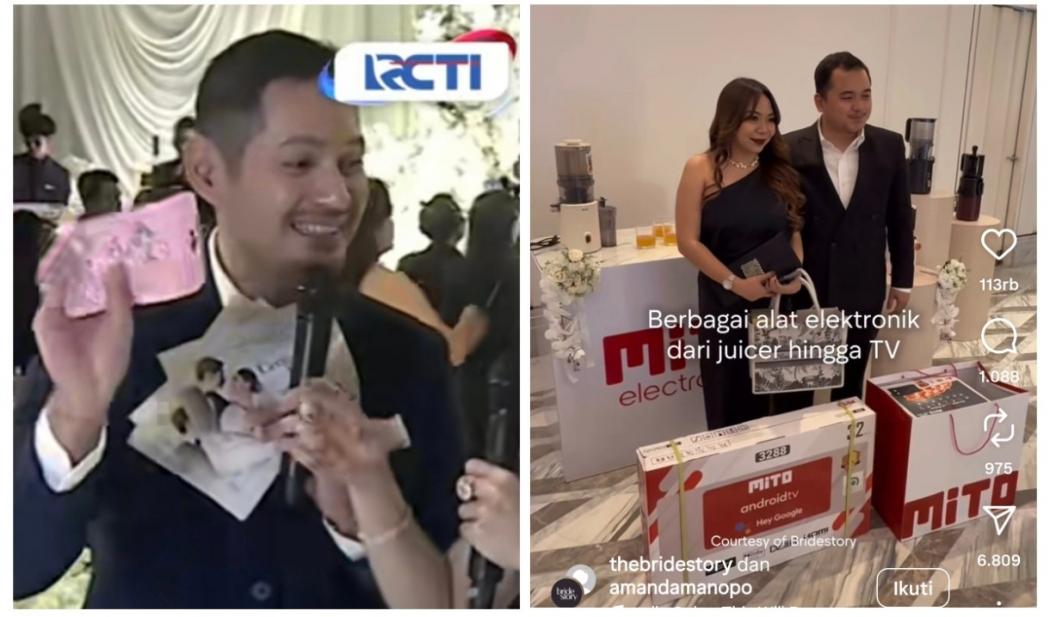 Isi Souvenir Pernikahan Amanda Manopo dan Kenny Bikin Heboh Netizen, Dari Skin Care, TV hingga Emas