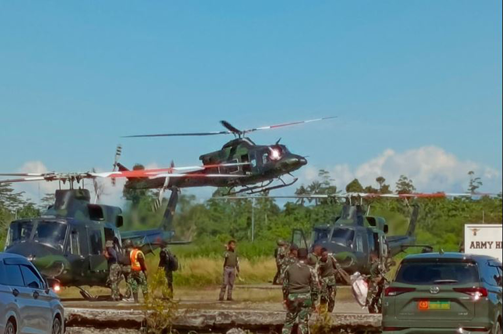 Prajurit TNI Gugur Ditembak KKB di Nduga, Jenazah Dievakuasi ke Timika