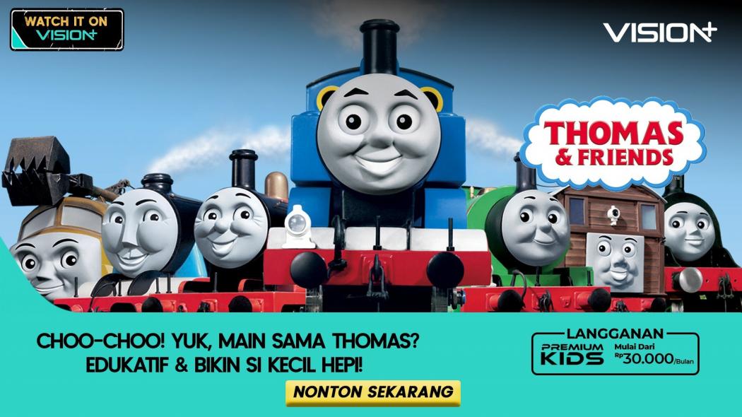Nonton Thomas & Friends di VISION+: Petualangan Seru Si Kereta Biru, Penuh Tawa dan Seru!
