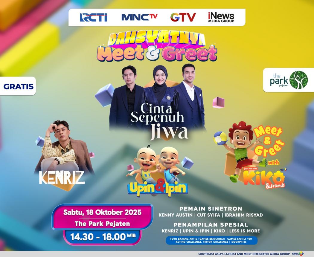 Lala, Julian dan Hasbi Siap Menyapa Warga Pejaten di Dahsyatnya Meet and Greet Cinta Sepenuh Jiwa