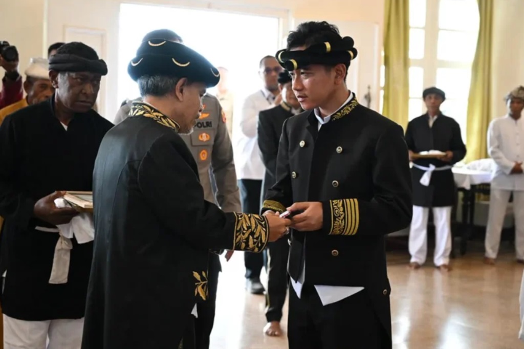 Gibran Dapat Gelar Adat Kaicil Kastela dari Kesultanan Ternate, Ini Artinya