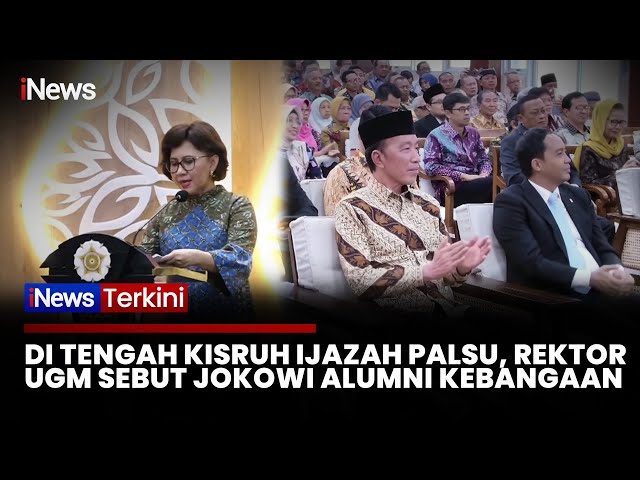 Jokowi Hadiri Dies Natalis ke-62 Fakultas Kehutanan UGM di Tengah Sorotan Soal Dugaan Ijazah Palsu